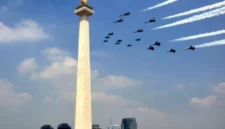 Kantong parkir disiapkan untuk masyarakat yang menghadiri perayaan HUT ke-81 RI di kawasan Monas Jakarta.
(Posnews/Puspen TNI)