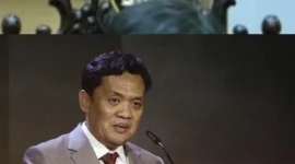 Ketua Komisi III DPR RI Habiburokhman menyampaikan pernyataan terkait pemberlakuan resmi KUHP dan KUHAP baru di Jakarta, Jumat (2/1/2026). Posnews/Ist)