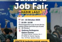 Jakarta Utara Job Festival 2025 mulai 14 Oktober. Dok: Instagram @dkijakarta
