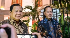 Jokowi dan Prabowo bertemu di Kertanegara, Jakarta Selatan, Sabtu 4 Oktober 2025. Dok: Setpres