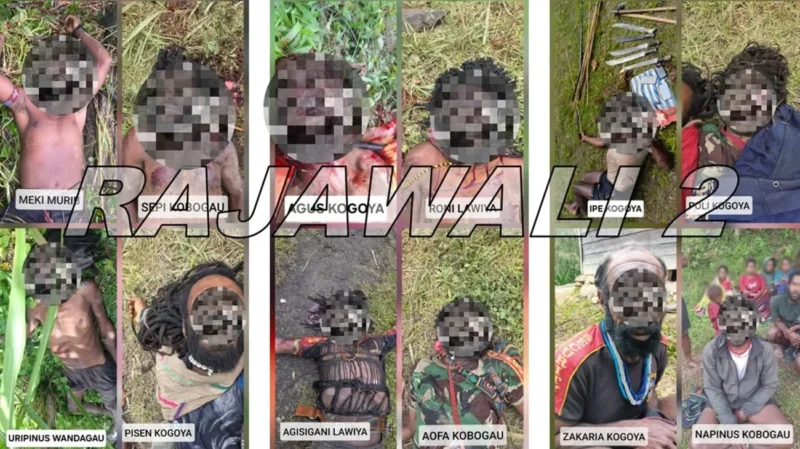 TNI berhasil membebaskan Kampung Soanggama, Intan Jaya, Papua Tengah dari penguasaan OPM. Dalam operasi ini, 14 anggota kelompok bersenjata tewas. Dok: Polri