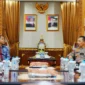 Kapolri Jenderal Listyo Sigit Prabowo bersama Menteri Kehutanan Raja Juli Antoni usai rapat koordinasi penanganan karhutla di Mabes Polri. Dok: Polri