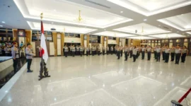 Sebanyak 27 Perwira Polri resmi naik pangkat dalam Upacara Kenaikan Pangkat di Rupattama Mabes Polri. Dok; Polri