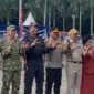 Komjen Suyudi Ario Seto memimpin apel kebangsaan sekaligus launching program “Jaga Jakarta Tanpa Narkoba” di Monas, Jakarta, Kamis (30/10/2025). (TVRI)