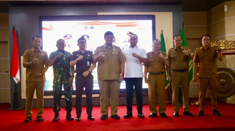 Kepala Kantor Pertanahan Banyuasin Dhona Fiermansyah usai paparkan langkah teknis reforma agraria. Dok: Posnews
