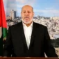 Pejabat Hamas Khalil al-Hayya mengumumkan berakhirnya perang Gaza dalam konferensi pers di Sharm el-Sheikh, Mesir, Jumat (10/10/2025). Dok: X/@VickyPalestine

