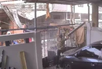 Ledakan rumah mewah di Cengkareng, Jakarta Barat, menyebabkan dua korban luka bakar parah. Dok: Istimewa
