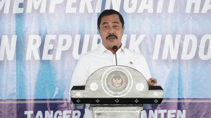 Menteri Imigrasi dan Pemasyarakatan Agus Andrianto menjelaskan kesiapan 968 lokasi pidana kerja sosial sebagai implementasi KUHP Baru di Jakarta. (Posnews/Ist)