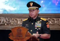 Panglima TNI Jenderal Agus Subiyanto memimpin rotasi 57 perwira tinggi dari tiga matra untuk memperkuat profesionalisme dan soliditas TNI. (Ist)