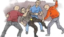 Ilustrasi, Polisi dikeroyok. Dok: Istimewa