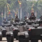 Prajurit Kostrad Pratu Johari Alfarizi gugur setelah terjatuh dari tank Marder jelang HUT ke-80 TNI di Monas. Dok: Pasmar 1