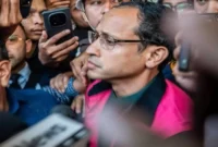 Nadiem Makarim menjalani sidang Pengadilan Tipikor Jakarta terkait kasus dugaan korupsi pengadaan Chromebook di Kemendikbudristek
