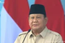 Presiden Prabowo Subianto memberi amanat di upacara HUT ke-80 TNI di Monas, Jakarta