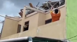 Puluhan rumah di Kabupaten Bogor rusak ringan akibat hujan deras disertai angin kencang, Jumat (24/10/2025). Dok: Istimewa