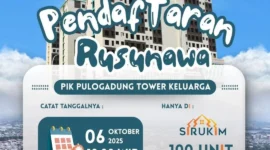 Pendaftaran Rusunawa PIK Pulogadung Resmi Dibuka, 100 Unit Disiapkan untuk Warga Jakarta. Dok: Istimewa