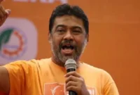 Presiden Partai Buruh Said Iqbal menyampaikan tuntutan kenaikan upah minimum 2026. Dok: KSPI