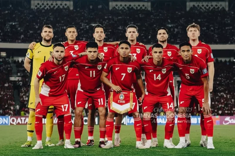 Timnas Indonesia bersiap melawan Arab Saudi di Stadion King Abdullah Sports City, Jeddah. Dok: PSSI