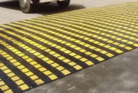Speed table-pembatas jalan untuk mengurangi kecepatan kendaraan. Dok: Istimewa