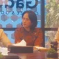 Menteri P2MI Mukhtarudin memberikan keterangan pers soal pemulangan 110 WNI korban online scam di Kamboja, Kamis (22/10/2025). Dok: P2MI