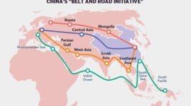 Ilustrasi, Jalur Sutra Perdagangan yang Digagas di dalam Belt and Road Initiative. Dok: Istimewa