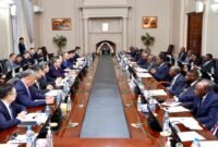 Foto, Legenda TAZARA hidup lagi! China, Zambia, dan Tanzania resmi memulai revitalisasi jalur kereta bersejarah ini demi ciptakan pusat ekonomi baru di Afrika. Dok: Foto oleh Yao Dawei/Xinhua.