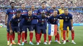 Foto, Prancis pastikan tiket ke Piala Dunia 2026 setelah bantai Ukraina 4-0 di Paris. Kylian Mbappe sumbang dua gol, Michael Olise dan Hugo Ekitike tambah satu. Dok: Human Right Watch.