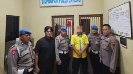AKBP Basuki digiring ke ruang patsus Polda Jateng untuk pemeriksaan etik. (Posnews/Ist)