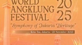 World Angklung Festival 2025 digelar di Kota Tua Jakarta, besok.