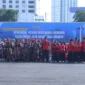 Ribuan anggota ormas mengikuti Apel Siaga Jaga Jakarta dipimpin Kapolda Metro Jaya. (Posnews/PMJ)