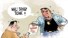Debt collector dilarang menagih utang pinjol lebih dari 90 hari sesuai aturan OJK. (Ist/Posnews)