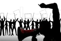 Ilustrasi, Demo di Monas, Jakpus. (Posnews/Ist)