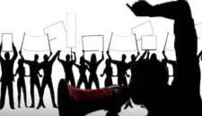 Ilustrasi, aksi demonstrasi di depan Gedung DPR/MPR Jakarta. (Posnews/Ist)