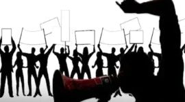 Ilustrasi, aksi demonstrasi di depan Gedung DPR/MPR Jakarta. (Posnews/Ist)