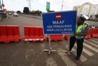 Ilustrasi, Pengalihan arus lalu lintas. (Posnews/Ist)