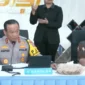Kapolda Metro Jaya Irjen Asep Edi Suheri mengumumkan delapan tersangka kasus fitnah ijazah palsu Presiden Jokowi dalam konferensi pers, Jumat (7/11/2025). (Ist)