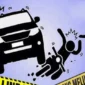 Ilustrasi kecelakaan lalu lintas antara motor dan truk di jalan raya Jakarta Utara. (Posnews/Net)