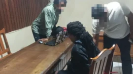 Jayainus Pogau alias Supi Pogau, Komandan KKB Nduga anak buah Aibon Kogoya, ditangkap Satgas Damai Cartenz di Pasar Kalibobo, Nabire, Papua Tengah. (Ist)