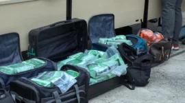Dalam operasi BNN di “Kampung Bahari Jilid II”, sembilan pengedar narkoba ditangkap dan gudang sabu hampir 90 kilogram berhasil disita. (Posnews/Ist)
