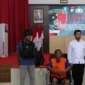Sebelum membunuh, pelaku Ikhsan (44) mengajak korban threesome dengan strinya. Polisi tangkap pelaku di Pekanbaru. (Polres Siak)
