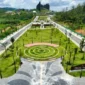 Kawasan pembangunan Ibu Kota Nusantara di Kalimantan tampak dari udara, progres infrastruktur dan aktivitas konstruk. (OIKN)
