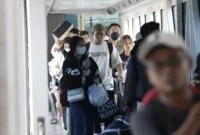 PT ASDP Indonesia Ferry (Persero) menyiapkan integrasi layanan untuk mengantisipasi lonjakan penumpang dan kendaraan di dua pelabuhan Merak-Bakauhen. (Posnews/ASDP)