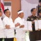 Penandatanganan MoU pidana kerja sosial Kejaksaan Tinggi Jawa Barat bersama pemda se-Jawa Barat di Bekasi. (Puspenkum Kejagung)
