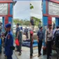 Petugas Ditpolairud Polda Metro Jaya patroli jaga keamanan wisata Ancol dan dermaga Kepulauan Seribu. (Posnews)