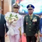 Rizki Juniansyah dilantik sebagai perwira TNI AL oleh Panglima TNI Agus Subiyanto di Mabes TNI. (Posnews/Puspen  Mabes TNI)