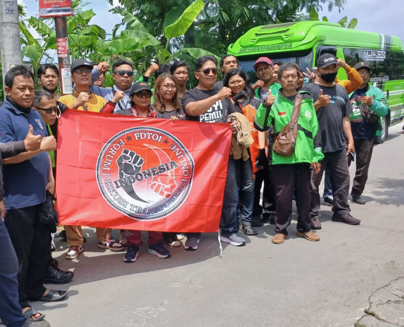 Foto, Forum Ojol Yogyakarta Bergerak (FOYB) pastikan puluhan anggotanya ikut aksi nasional di Jakarta, Kamis (20/11). Mereka membawa misi damai dan tuntutan kejelasan regulasi tarif. Dok: Istimewa.