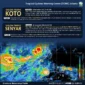 Citra satelit BMKG yang menunjukkan posisi Siklon Tropis Senyar di Selat Malaka. (Posnews/BMKG)