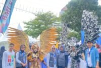 Foto, Tampak Tim Kirab Budaya Universitas Muhammadiyah Semarang dalam KMI Expo XVI. Dok: Istimewa.