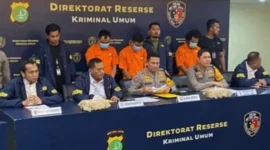 Polda Metro Jaya berhasil menangkap dua residivis pelaku penembakan hansip di Cakung, Jakarta Timur. (Ist)