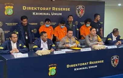 Polda Metro Jaya berhasil menangkap dua residivis pelaku penembakan hansip di Cakung, Jakarta Timur. (Ist)