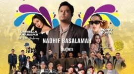 Konser gratis Nadhif Basalamah di Alun-alun Kota Tangerang.